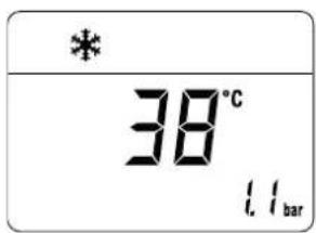 * 38°C 1.1 bar