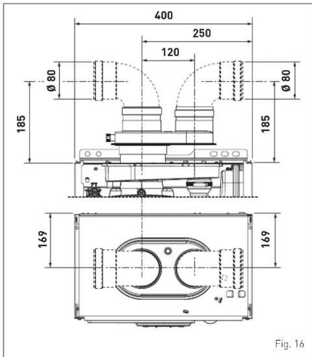 400 250 120 Ø 80 Ø 80 185 185 169 169 Fig. 16
