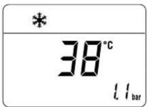 * 38°C 1.1bar