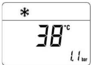 * 38°C 1.1 bar