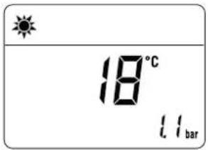 18°C 1.1 bar