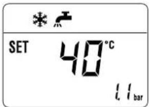 SET 40°C 1.1 bar