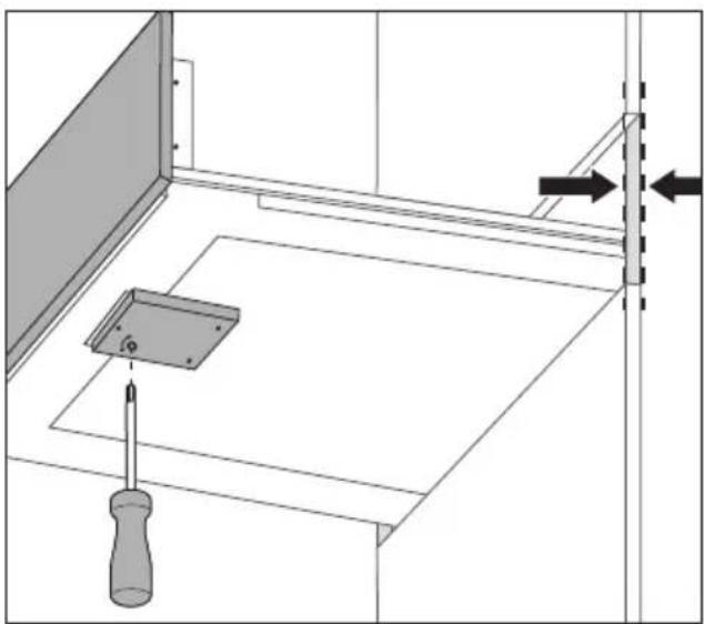 BORA MS 140 - Adjusting the depth of the front - 1