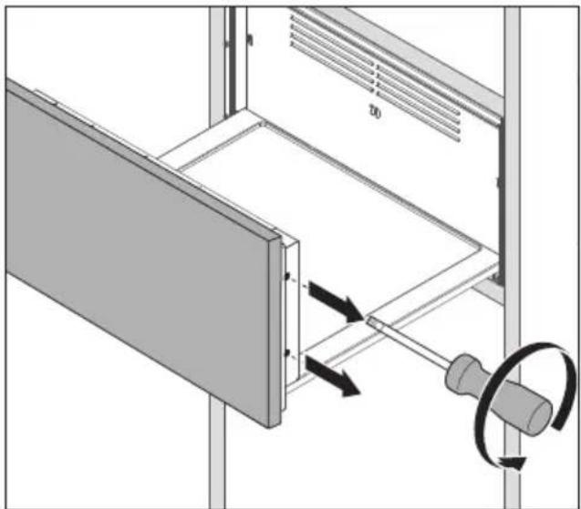BORA MS 140 - Removing the front support - 1