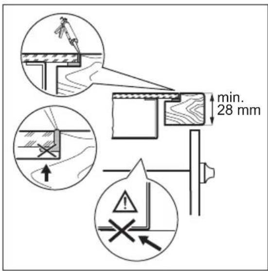 min. 28 mm