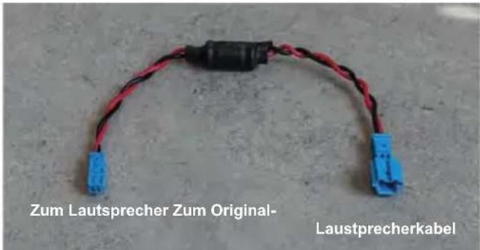 Zum Lautsprecher Zum Original- Laustprecherkabel