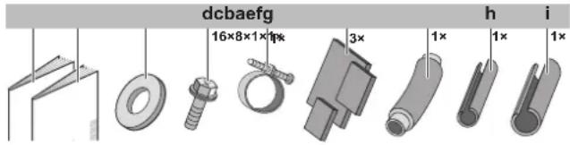 dcbaefg 16×8×1×1* 3× 1× 1× 1× h i