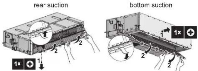 DAIKIN FXMA200AXVMB - How to clean the air filter: - 1