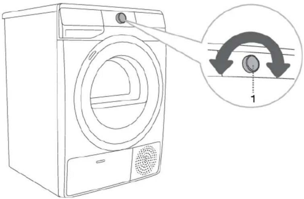 GORENJE D2NS93SW - Krok3:Volbaprogramusušení - 1