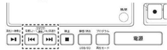 Qriom QRB-35 - 録音先のUSBメモリーとSDカードを切り替えるには、「URL」の表示が点滅中に、本体またはリモコンの【|◀◀ / ▶▶▶】 込み ボタンを押します。 - 1