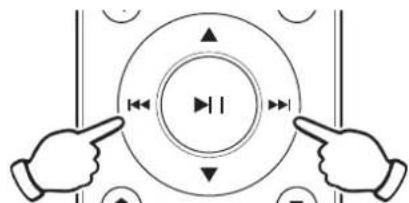 Qriom QRB-35 - 音楽ファイルを消去するには、本体またはリモコンの【|◀◀ / ▶▶▶】ボタンを押し「ふ」を選択(点滅表示)します。 - 2
