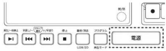 Qriom QRB-35 - スタンバイ状態にするには、本体の【電源】ボタンまたはリモコンの【◎】ボタンを押します。 - 1