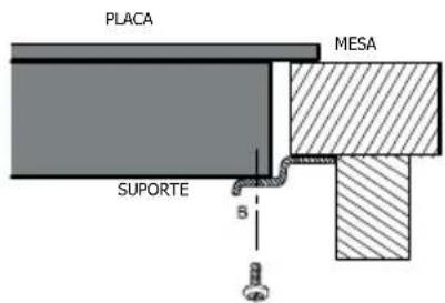 PLACA MESA SUPORTE 5