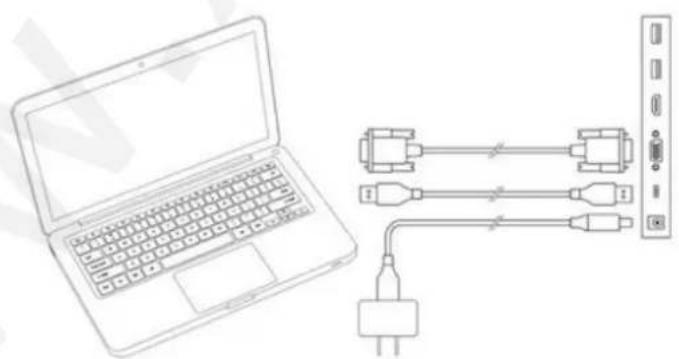 XP-Pen Artist Pro 24 - Připojení tabletu - 3