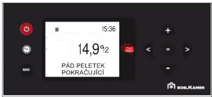 15:36 14,992 PÁD PELETEK POKRAČUJÍCÍ EDILKAMIN