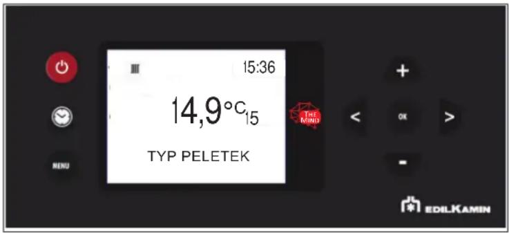 15:36 14,9°C₁₅ TYP PELETEK THE MIND EDILKAMIN