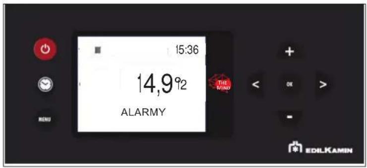 15:36 14,92 ALARMY THE MINO + - OK EDILKAMIN