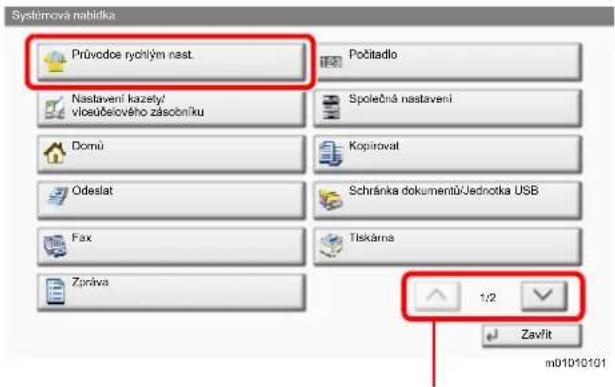 KYOCERA TASKalfa 3553ci - Používání obrazovky - 1
