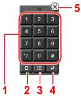 KYOCERA TASKalfa 3553ci - Zadávání čísel - 1