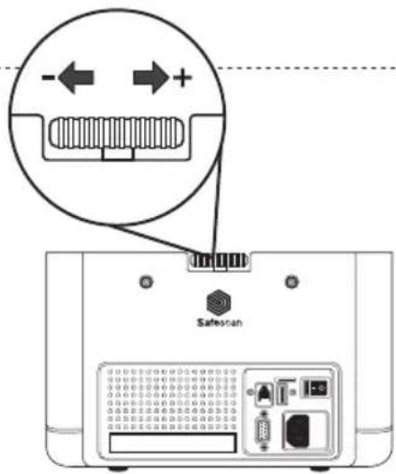 Safescan 2610 - NASTAVITELNÉ KOLEČKO ZÁSOBNÍKU - 1
