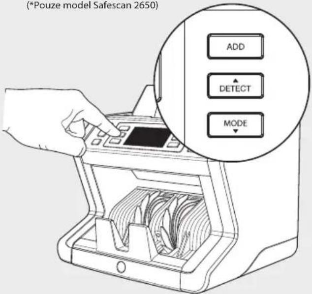 Safescan 2610 - TLAČÍTKA A PROVOZ - 5