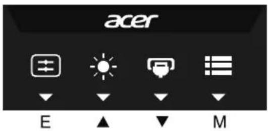 ACER ED250QX - Pomocí místní nabídky - 1