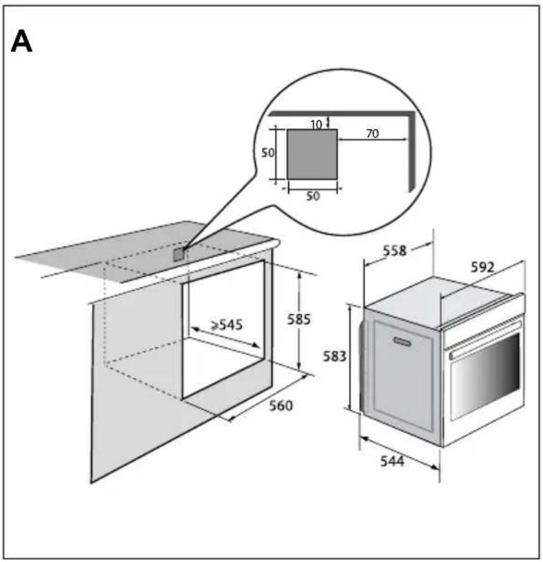 DE DIETRICH DOP4335B - - 1 INSTALACE - 1