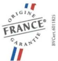 ORIGINE FRANCE® GARANTIE BVCert.6011825