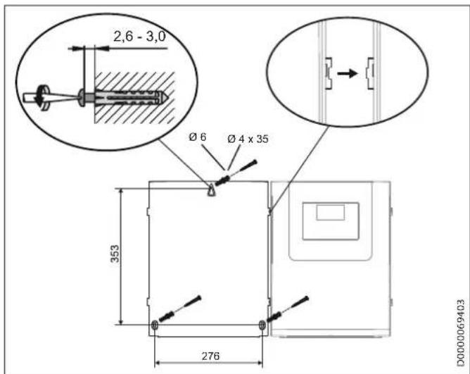 2,6 - 3,0 Ø 6 Ø 4 x 35 353 276 D0000069403
