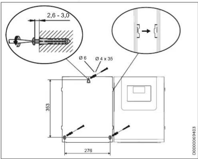 2,6 - 3,0 Ø 6 Ø 4 x 35 353 276 D0000069403