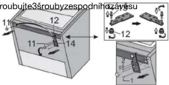 roubujite3šroubyzespodníhozávěsu 11 12 14 11 12 2 1