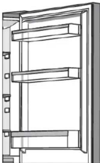 GORENJE N62CS2W4 - Dveřníregály - 1