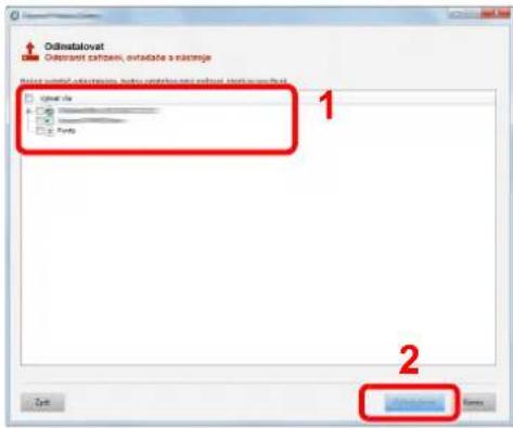 KYOCERA ECOSYS M5021cdn - Odinstalujte software. - 1