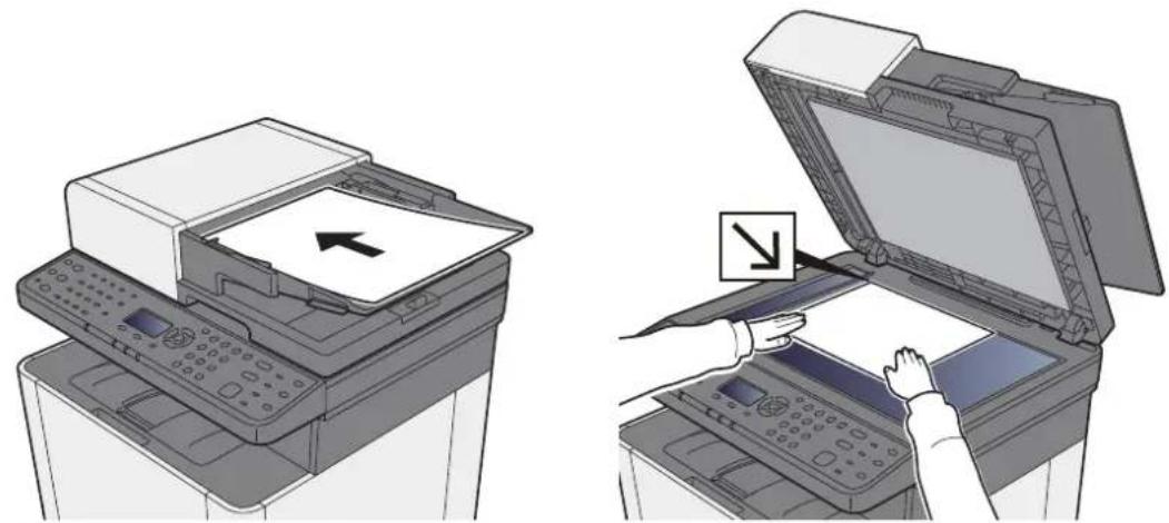 KYOCERA ECOSYS M5021cdn - Odeslání naskenovaného dokumentu přes E-mail - 1
