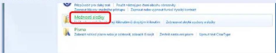 Přízpůsobit pro slabý zrak | Poudit nástroj pro čtení obsahu obrazovky Zaňnost klasný madylné přístupu | Způnot nebo vypnoat funkci Vysoký kontrast Možnosti složky Příspěký složky, načního klasný madylné zrak jklínulím či dvojitím klínulím | Zobrazovat skrytie soubony a složky Písmá Zobrazit nabřed písem nebo je odřitranit, zobražit či skryt | Změnit nastaveni písem | Upravit text ClearType