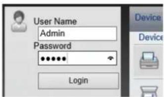 User Name Admin Password Login