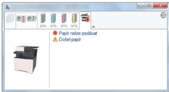 Papír nelze podávat Došel papír