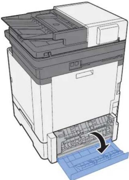 KYOCERA ECOSYS M5021cdn - Otevřete zadní kryt 2. - 1