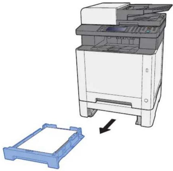 KYOCERA ECOSYS M5021cdn - Zatlačte zadní kryt 2. - 2