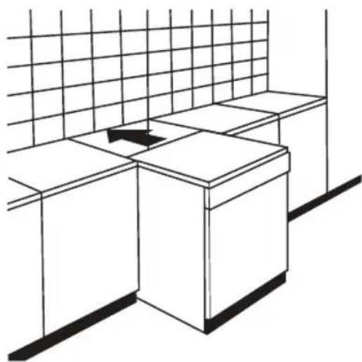 Philco PDI 1468 COX - Typ 1: Montáž mezi stávající skřínky - 1