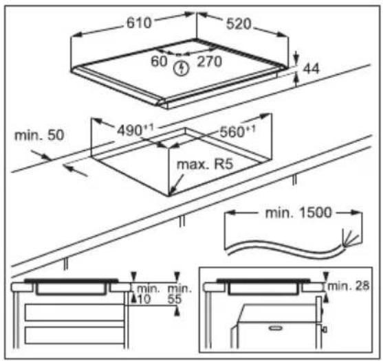 AEG NIH64B30AB - Asamblare - 2