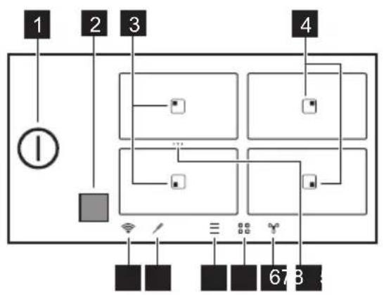 AEG NIH64B30AB - Skema e panelit të kontrollit - 1