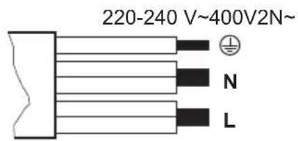 220-240 V~400V2N~ N L