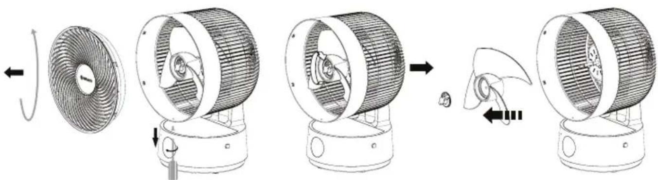 Meaco MeacoFan Sefte 8 - Čištění ventilátoru - 1