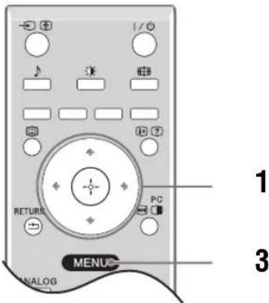 1 RETURN PC MENUC 3