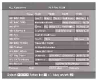 ALL CATEGORIES Today 16:00 16:00 16:00 17:00 001 BDC ONE 002 BDC TWO 003 FVS 004 Channel 4 005 FVS 006 FVS 007 BDC THREE 008 Tohland 015 BDC Four 017 Fly Travel 018 LATH History 019 March 4 Take the next session Select Action List 1/4 Today on/off Playbox Next Action List Category