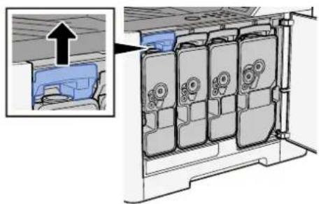 Utax P-C2651DW - Odblokujte zásobník s tonerem. - 1