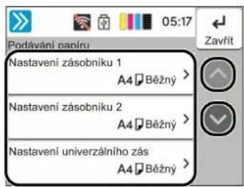 Utax P-C2651DW - Obrazovka nastavení displeje - 2