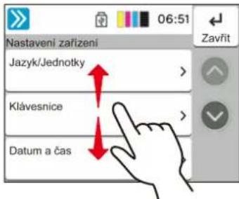 Utax P-C2651DW - Přejetí prstem - 1