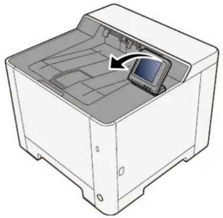 Utax P-C2651DW - Nastavení úhlu ovládacího panelu - 1